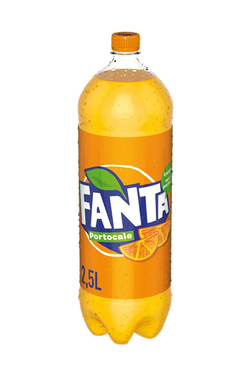 Bautura carbogazoasa Fanta Portocale 2.5 litri
