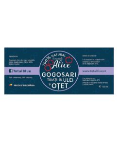 Gogosari taiati in ulei & otet 720 ml